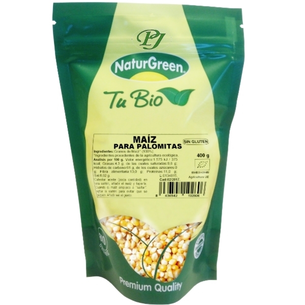 Maiz Para Palomitas 400Gr - Naturgreen
